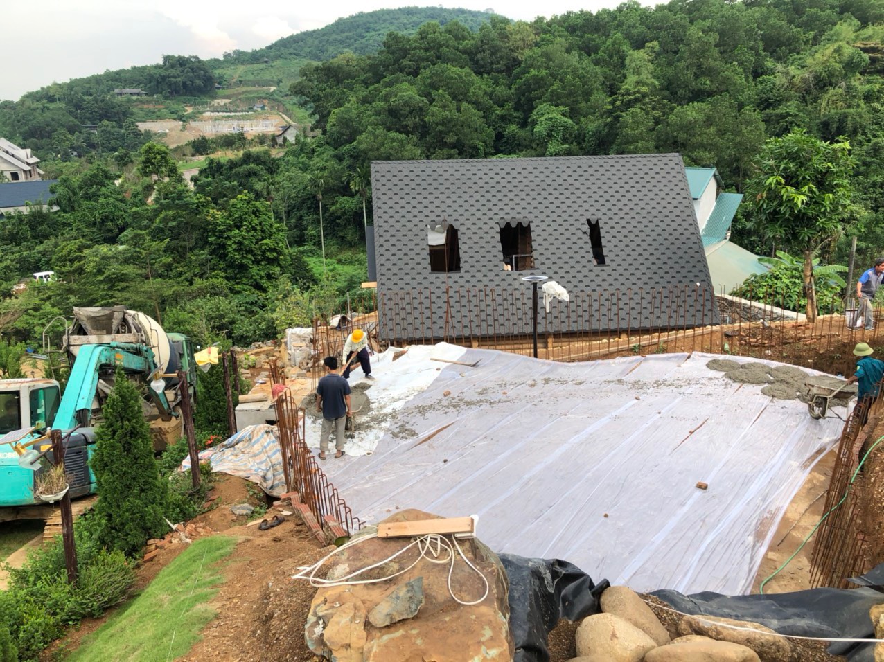 công trình xây dựng bể bơi
